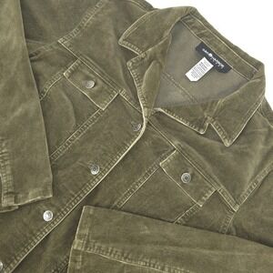 Sag Harbor Sport Corduroy Shacket Womens Medium Western Lagenlook Barn‎ Chore
